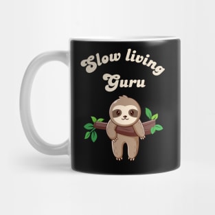 Sloth, slow living Mug